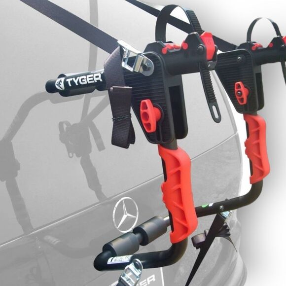 Tyger Auto Deluxe Black 1 Bike Trunk Mount Bicycle Carrier Rack - Picture 9 of 11